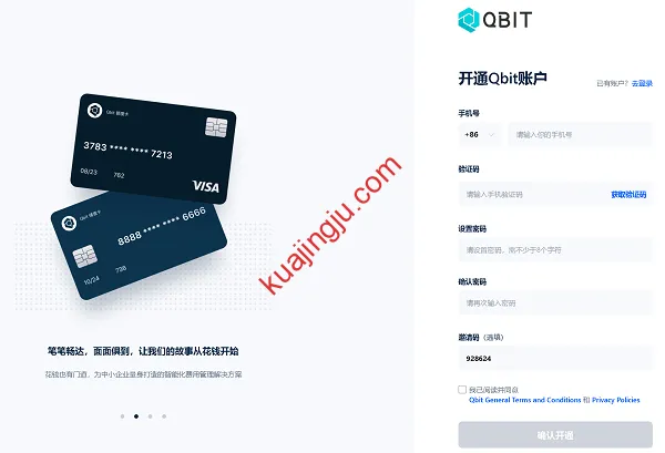 零开户费虚拟信用卡指南：Qbit量子卡共享额度与跨境支付解析
